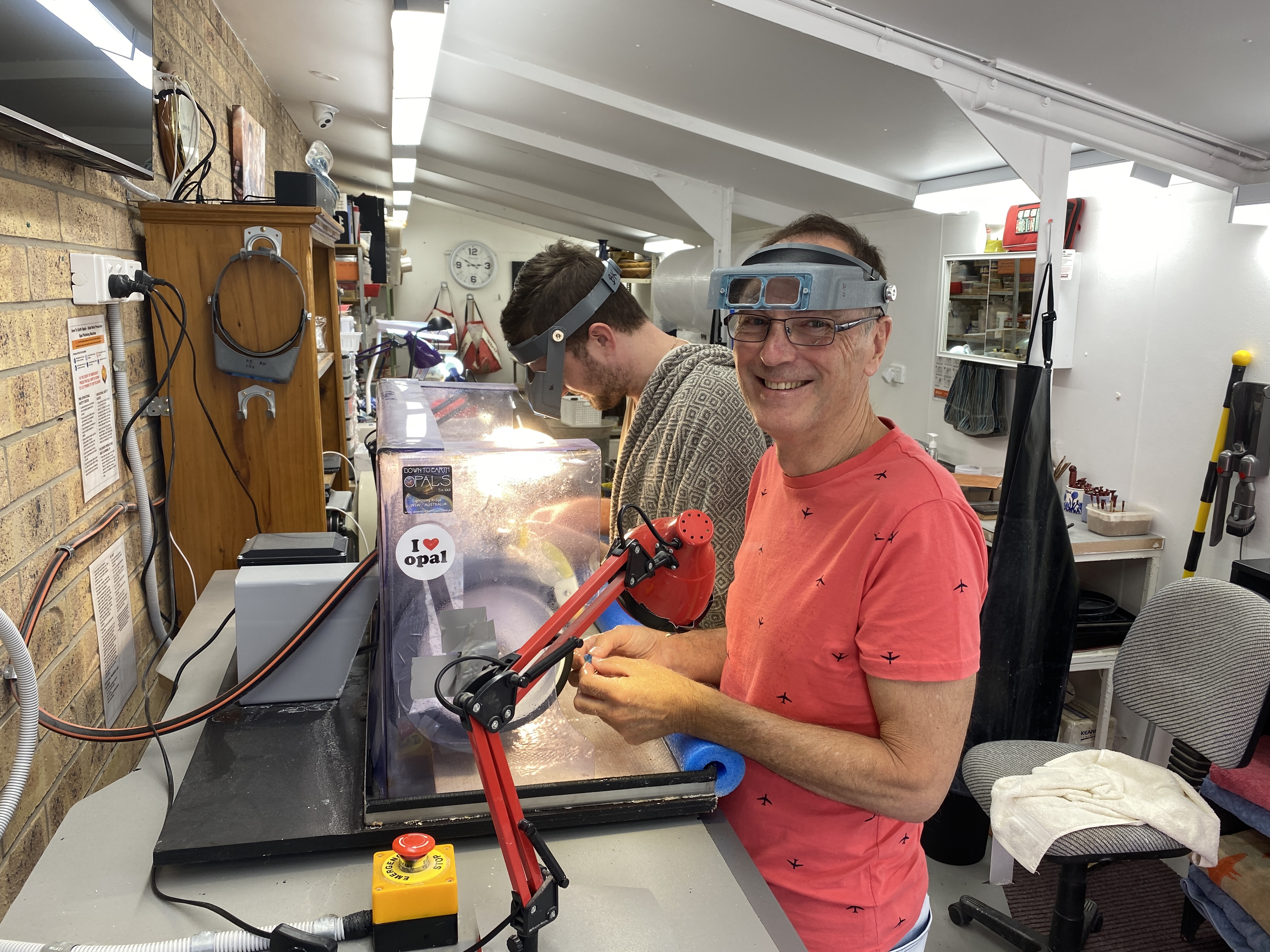 Opal Cutting Demonstration Lightning Ridge Lightning Ridge Region